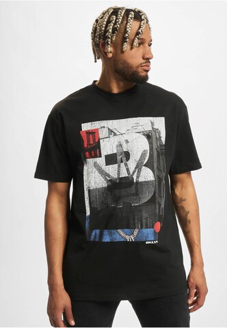 Mister Tee Shirt in Black: front
