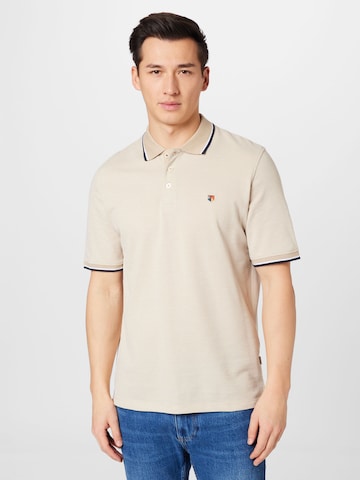 JACK & JONES Regular fit Shirt 'Bluwin' in Beige: voorkant