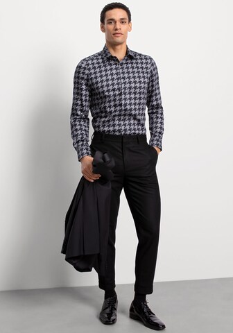 OLYMP Regular fit Button Up Shirt in Grey