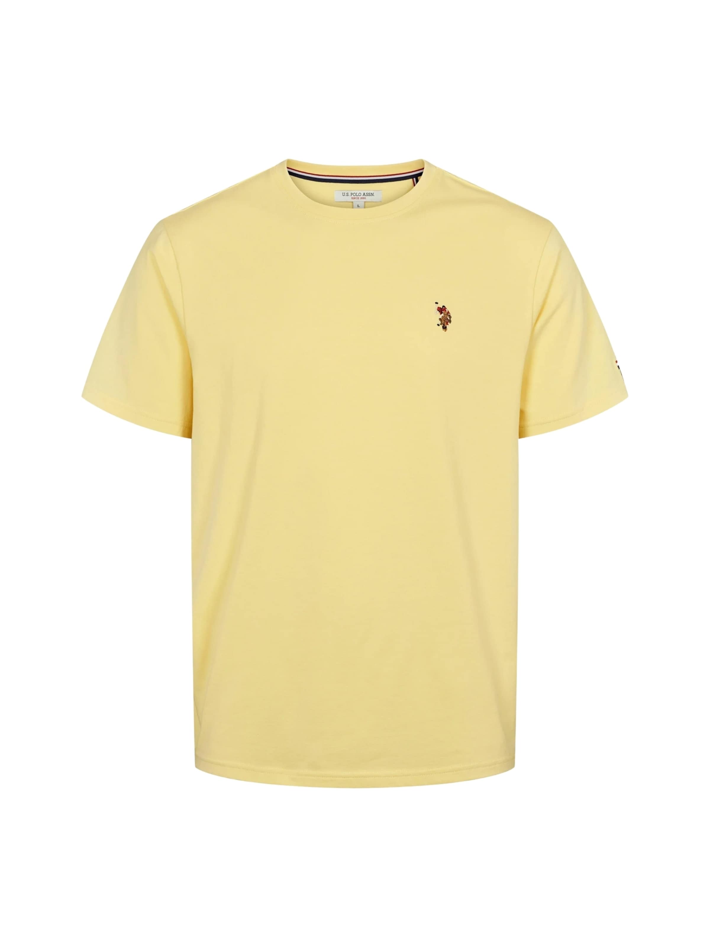 U.S. POLO ASSN. T-Shirt 'Nord' in Gelb: Vorderseite