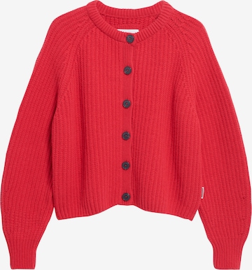 Cardigan ARMEDANGELS en rouge : devant