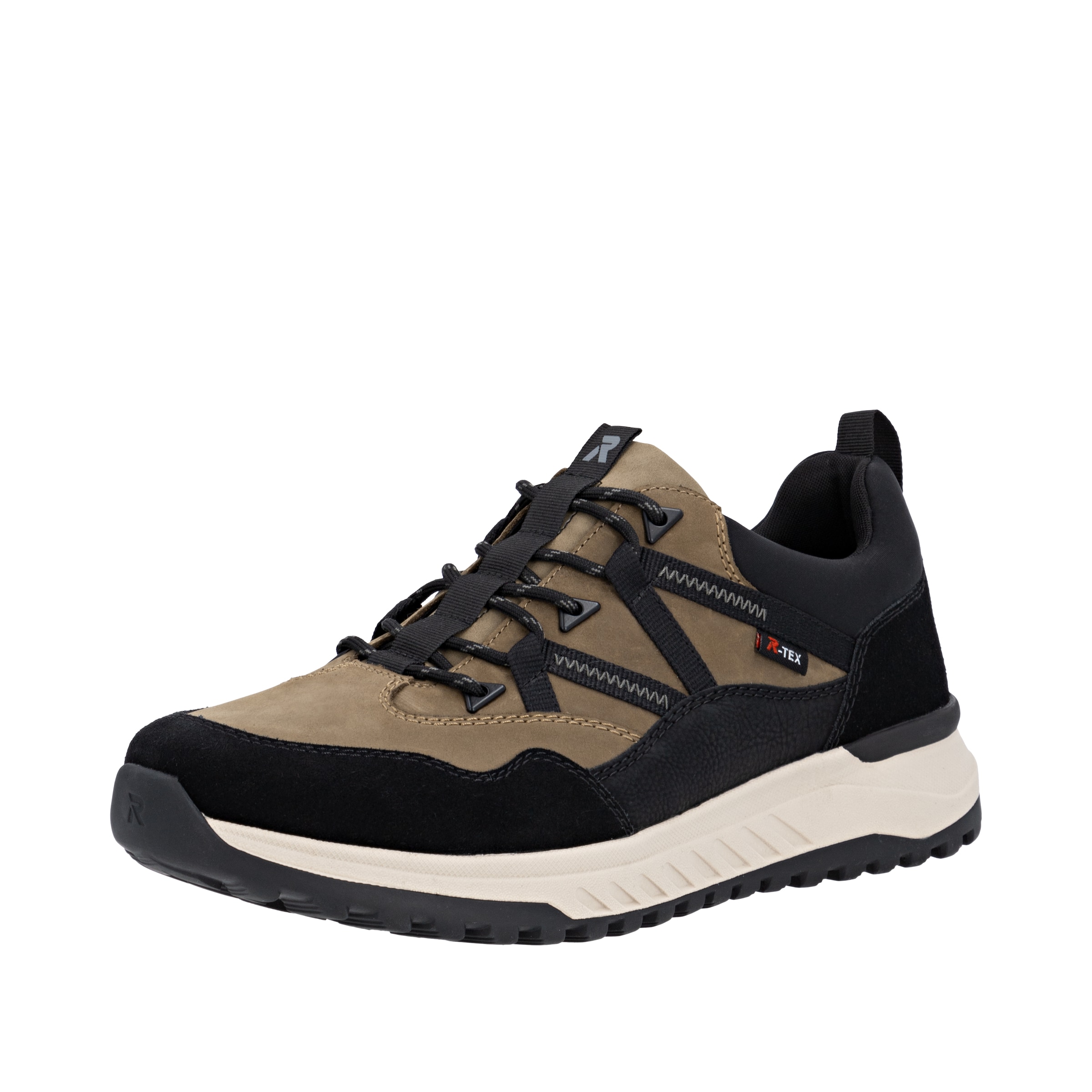 Baskets basses Rieker en marron : devant