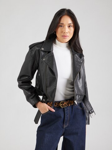VILA Between-season jacket 'VIROLEY' in Black: front