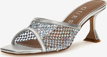 Mule 'KEBBA2' GUESS en argent : devant