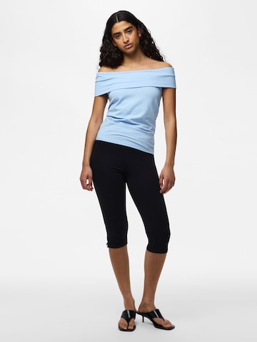 PIECES Shirt 'PCGeorgina' in Blue