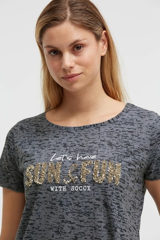 Soccx T-Shirt in Grau