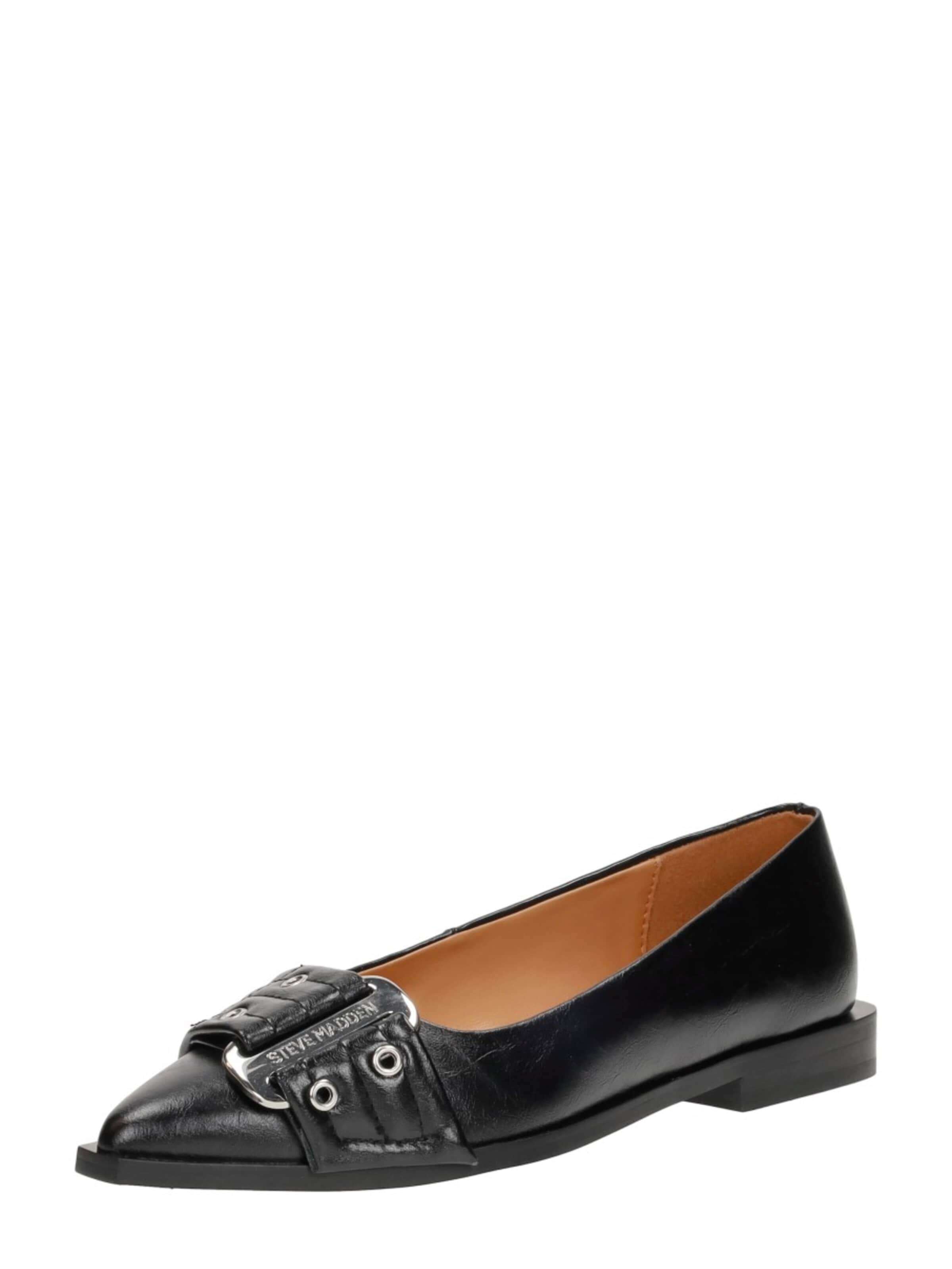 STEVE MADDEN Ballet Flats 'Grail' in Black: front