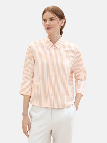 TOM TAILOR Blouse in Oranje