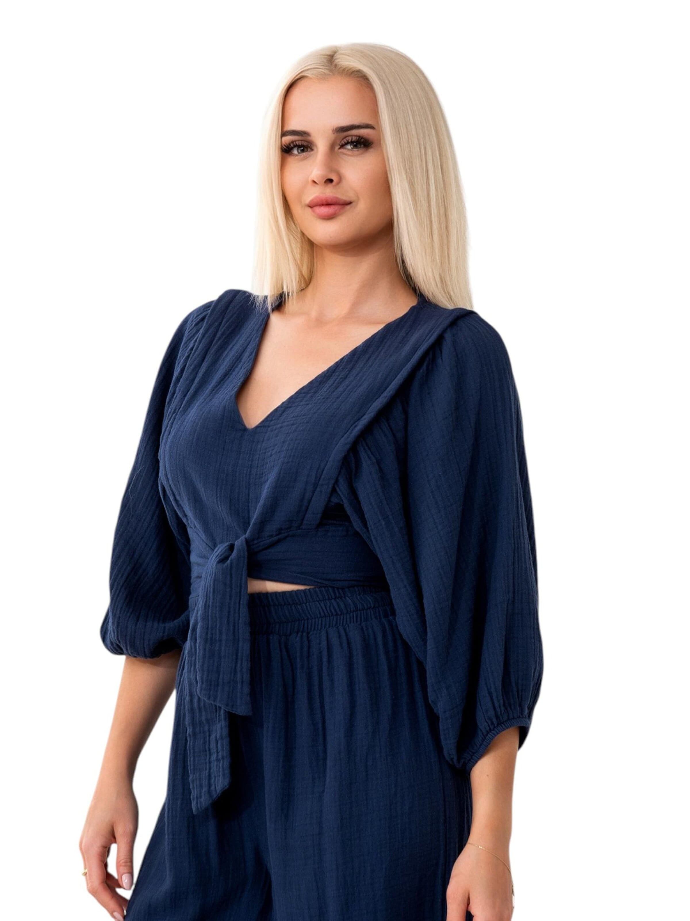 WENOR Loungewear 'FLOWSET' in Blue