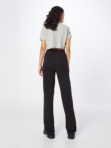 Calvin Klein Zvonové kalhoty Kalhoty – černá