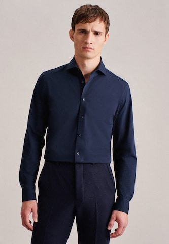 SEIDENSTICKER Slim fit Zakelijk overhemd 'SMART PERFORMANCE' in Blauw: voorkant