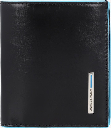 Piquadro Wallet 'Blue' in Black: front