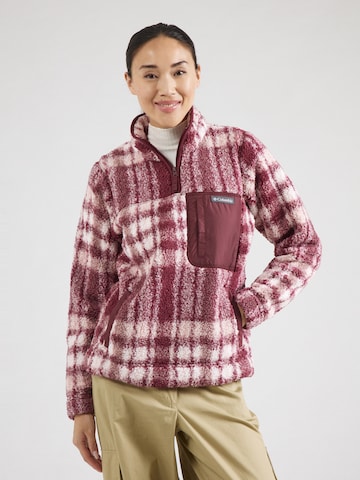 Pullover sportivo 'West Bend™' di COLUMBIA in rosso: frontale