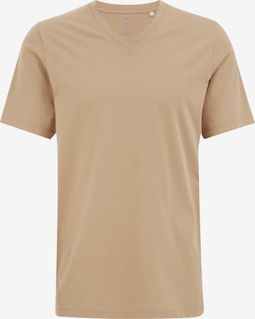 WE Fashion - Camiseta en beige: frente