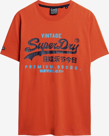 T-Shirt Superdry en orange : devant