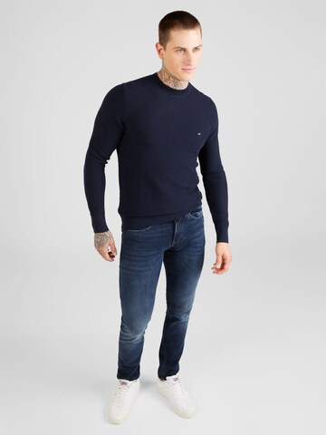 TOMMY HILFIGER Sweter w kolorze niebieski