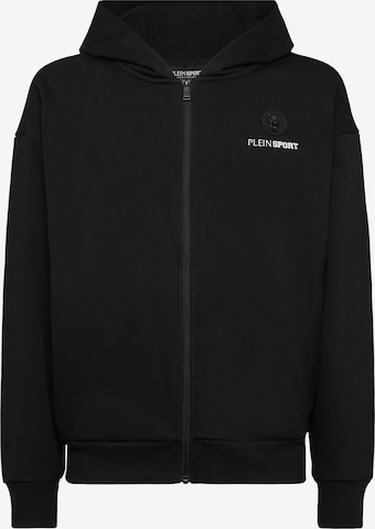 Plein Sport - Casaco em moletão 'Scratch' em preto: frente
