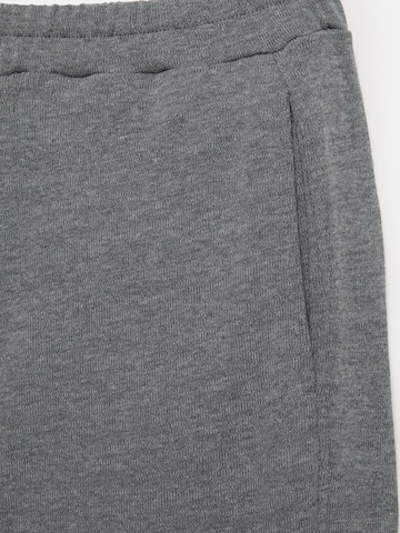 Wide Leg Pantalon Pull&Bear en gris