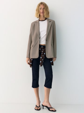 Sacou de la Pull&Bear pe gri