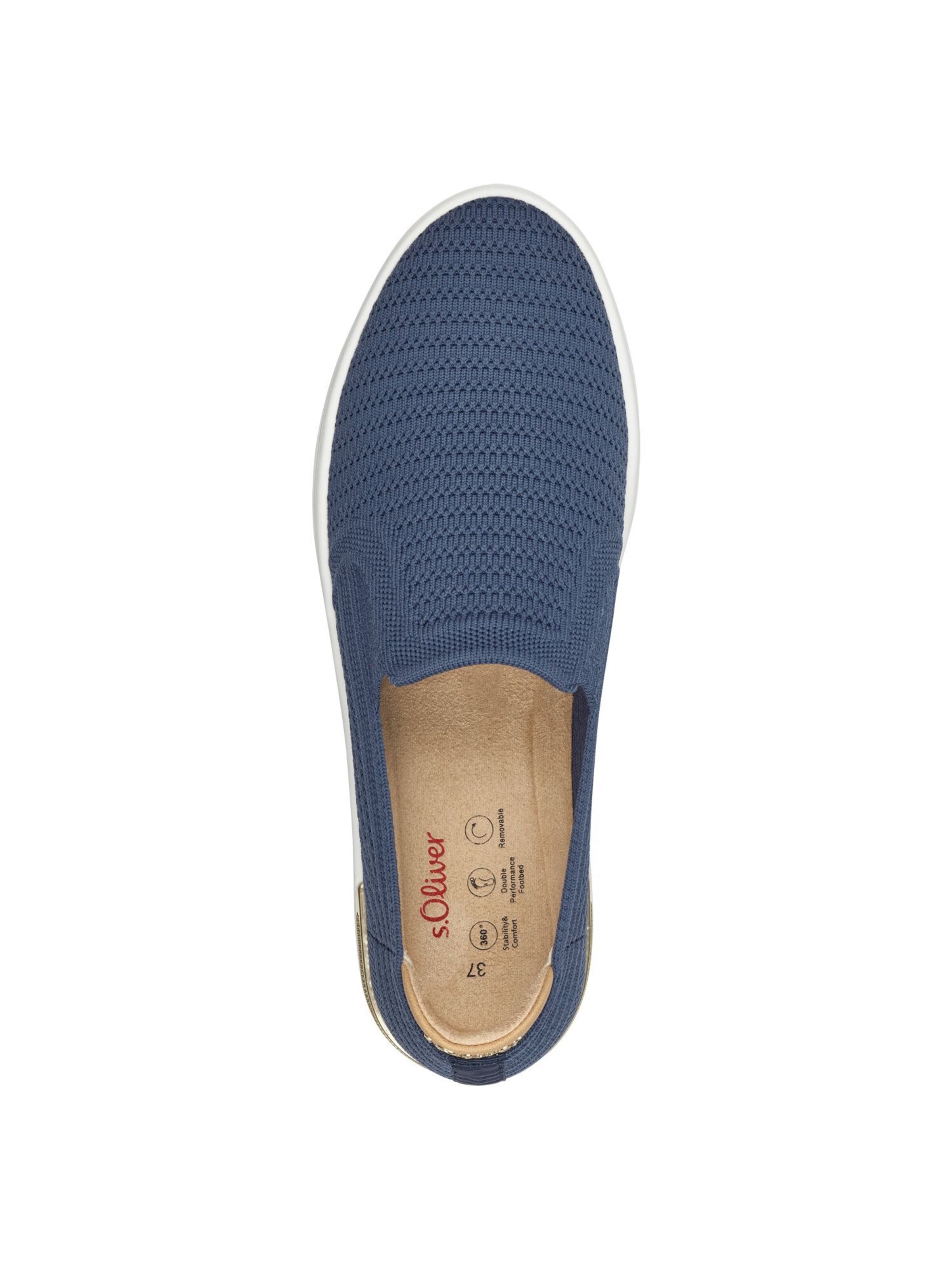 s.Oliver Slip On in Blau