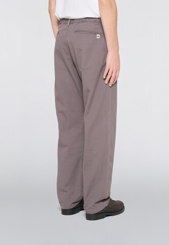 EDWIN - Loosefit Calças chino 'Gamma' em cinzento