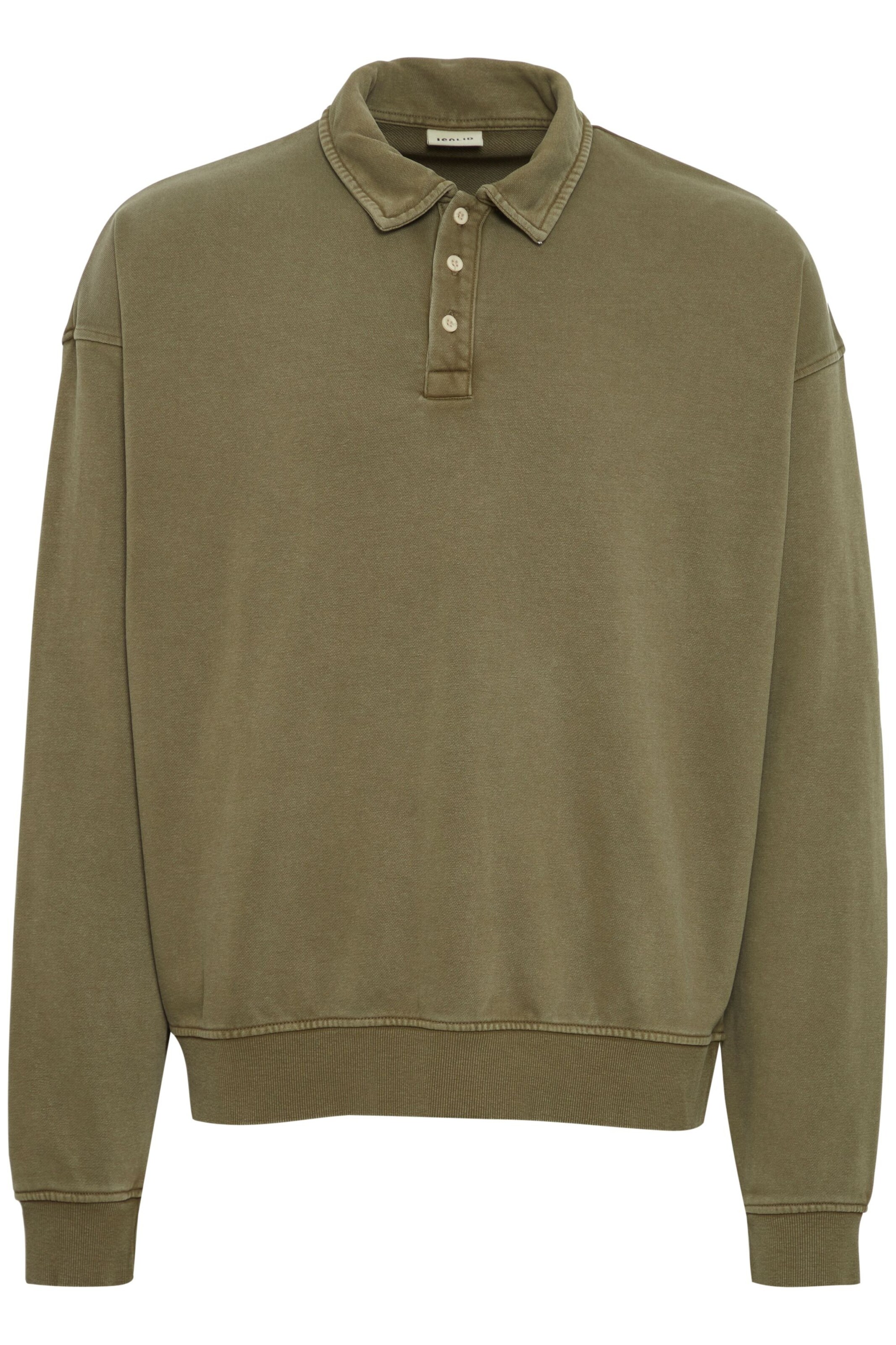 !Solid Sweatshirt 'Gaspard' in Green: front