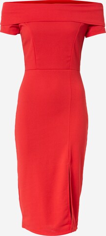 WAL G. Dress 'KAY' in Red: front