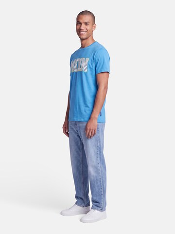 salzhaut T-Shirt 'Diek - Moin' in Blau: Seite