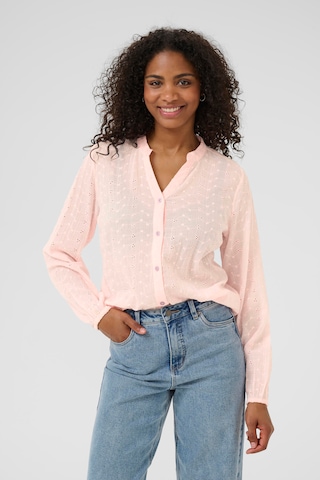 Kaffe Blouse 'May' in Roze: voorkant