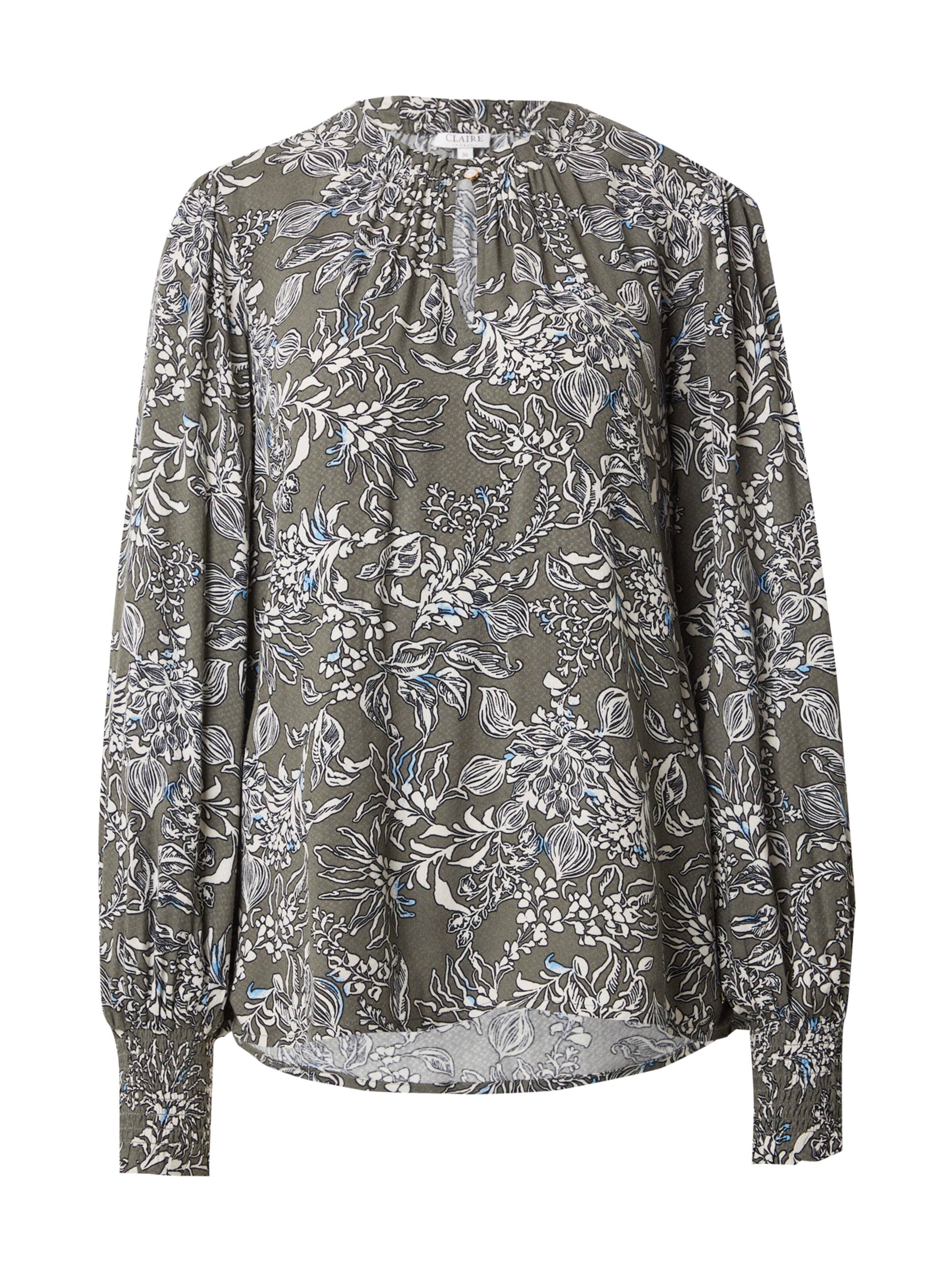 Claire Bluse 'Raquel' in Grün: Vorderseite