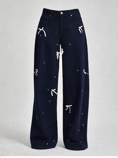 IT'S BASIC Jeans 'Palazzo Mid Rise Jeans' in Indigo, Item view