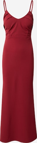 WAL G. Evening dress 'JAN' in Red: front