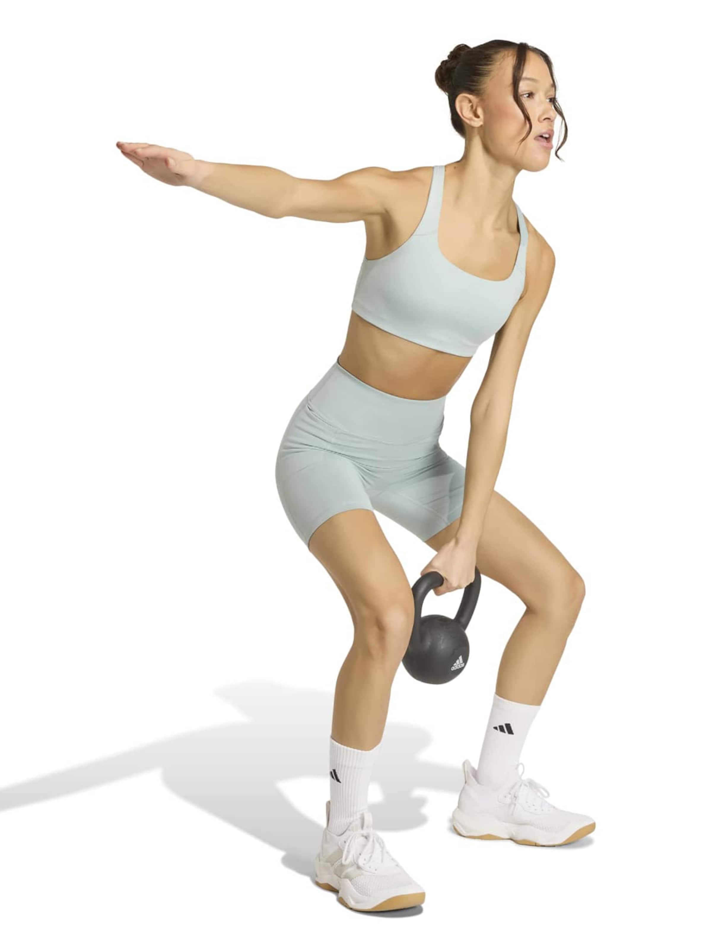 ADIDAS PERFORMANCE Skinny Sports trousers 'OPT' in Green