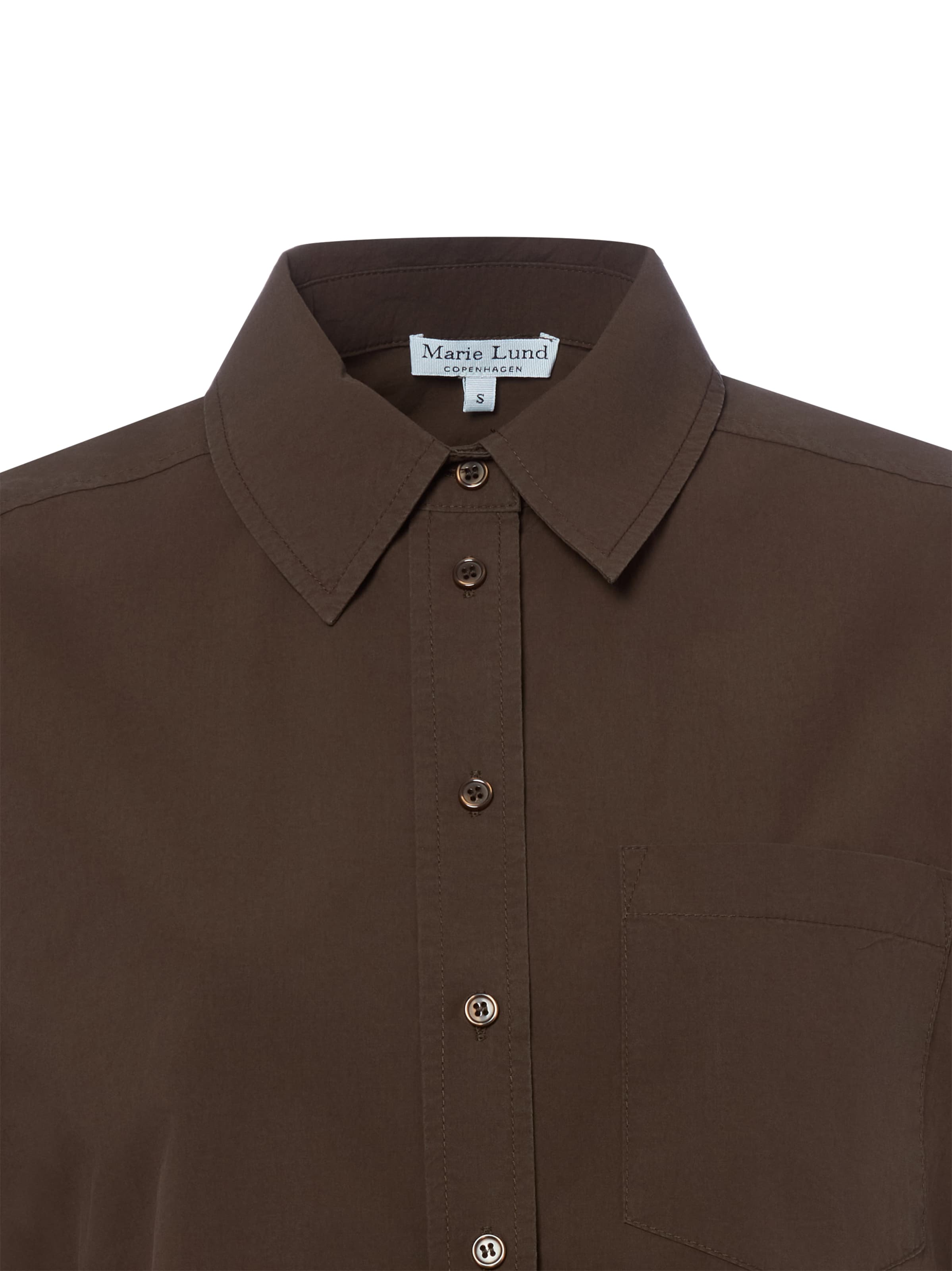 Chemisier Marie Lund en marron