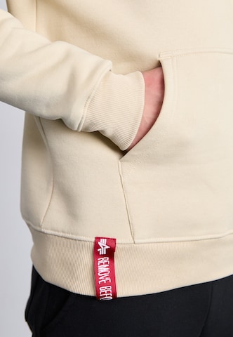Sweat-shirt ALPHA INDUSTRIES en beige
