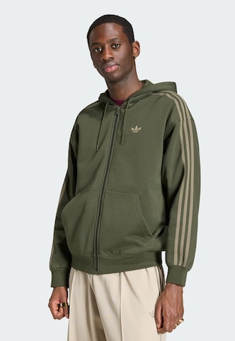 ADIDAS ORIGINALS Dressipluus 'Adicolor', värv roheline: eest vaates