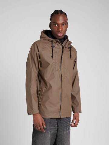 Derbe Performance Jacket 'Passby' in Brown: front