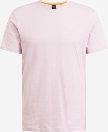BOSS Тениска 'Tales' в розово: отпред