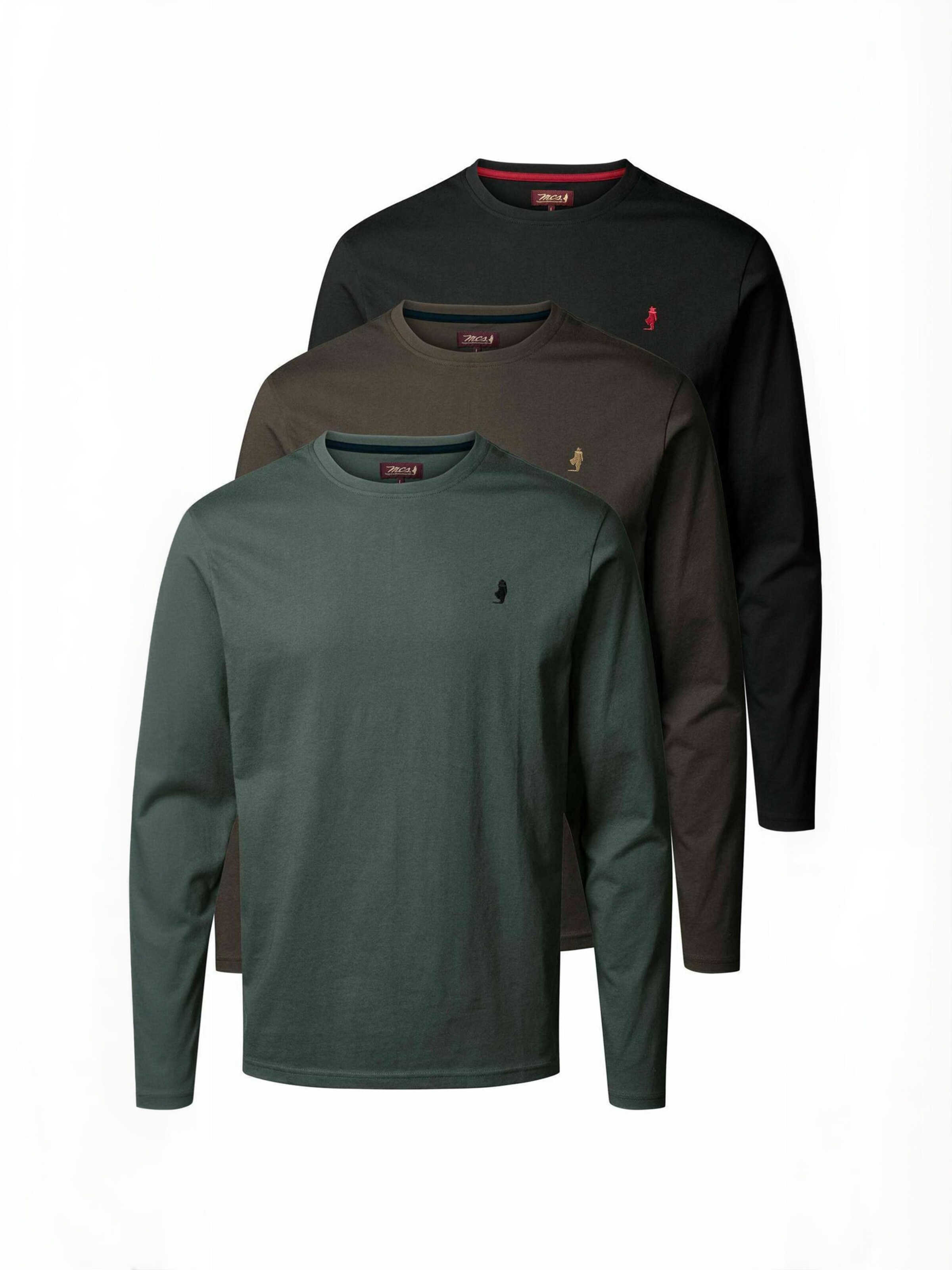 MCS - Camisa ' MCJack ' em castanho: frente