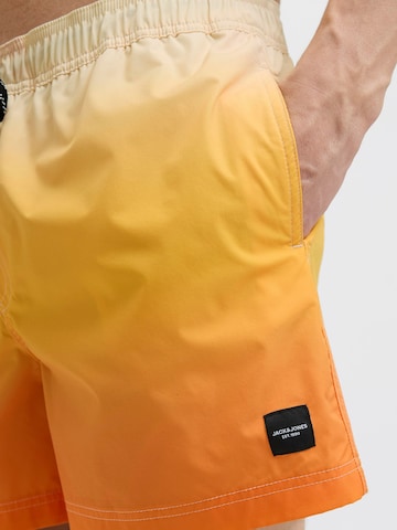 JACK & JONES Badeshorts in Orange