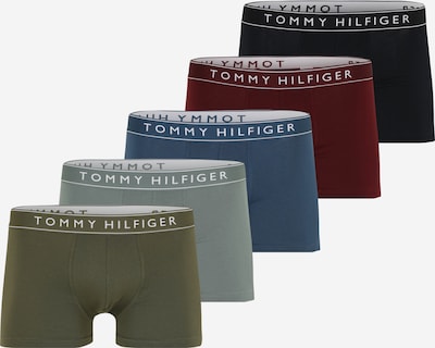 Tommy Hilfiger Underwear Bokserishortsit värissä kyyhkynsininen / oliivi / vaaleanvihreä / viininpunainen, Tuotenäkymä