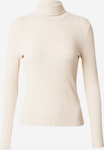 T-shirt 'ADRIANNA' OBJECT en beige : devant