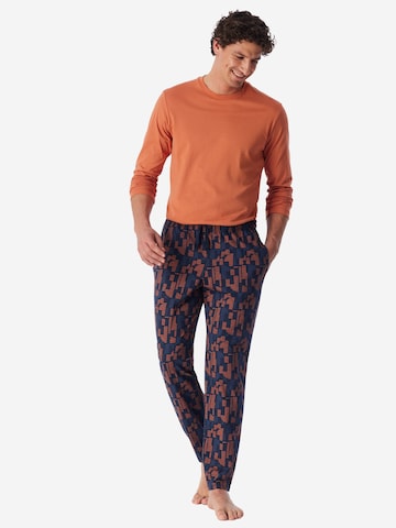 SCHIESSER Pyjamahose ' Mix Relax ' in Blau