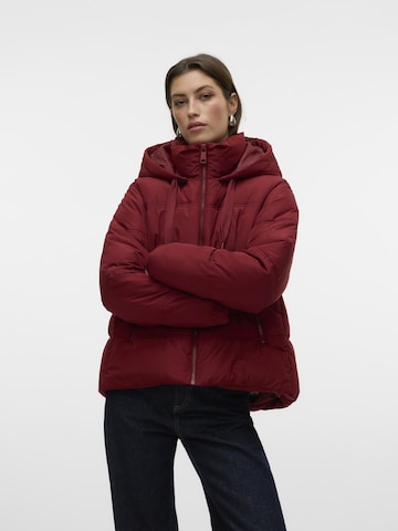 VERO MODA Winterjas in Rood: voorkant