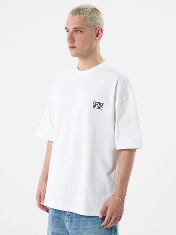 T-Shirt 'Dahlia' VAMOS CLO en blanc