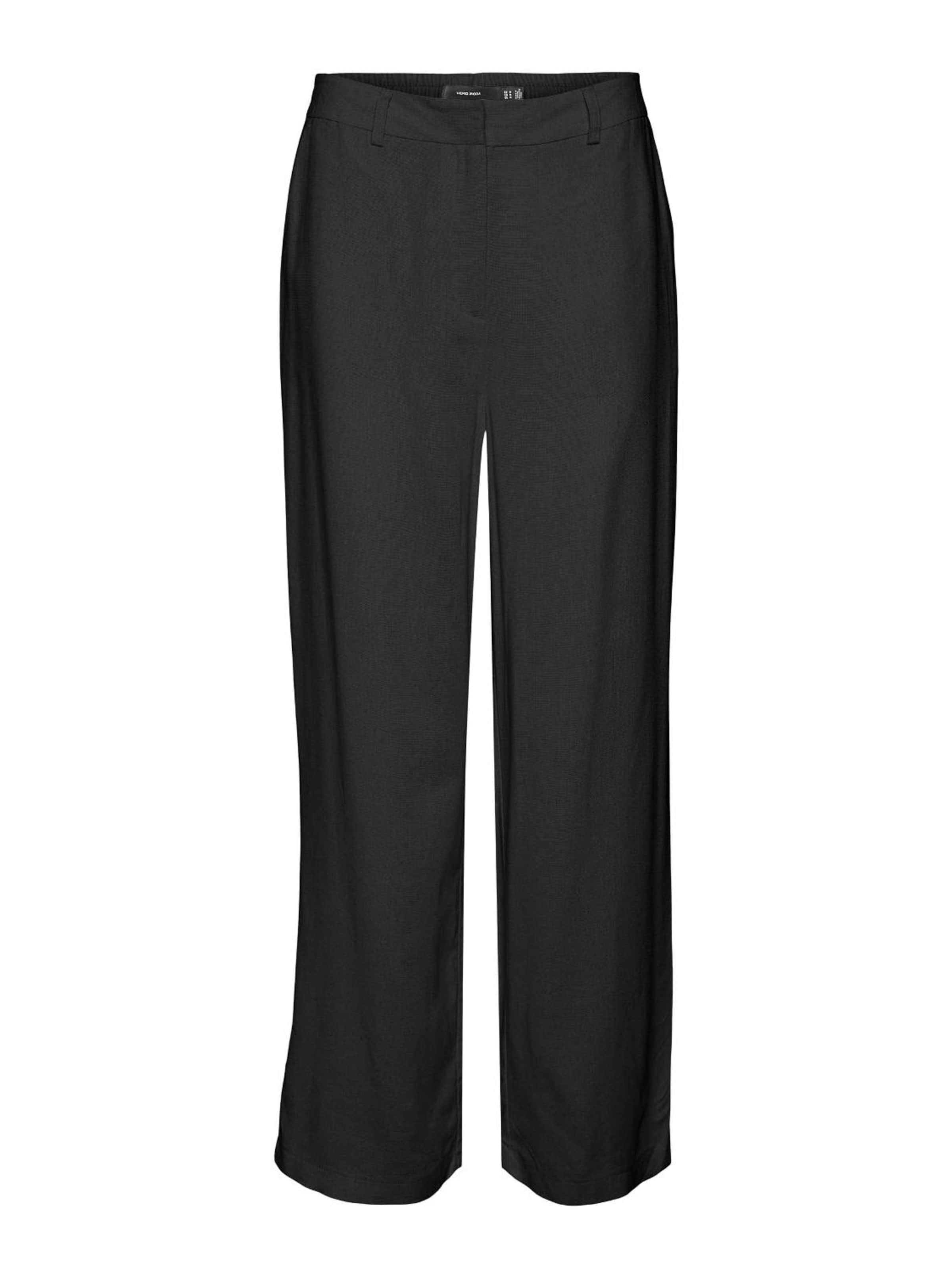 VERO MODA Broek 'DINNA' in Zwart: voorkant