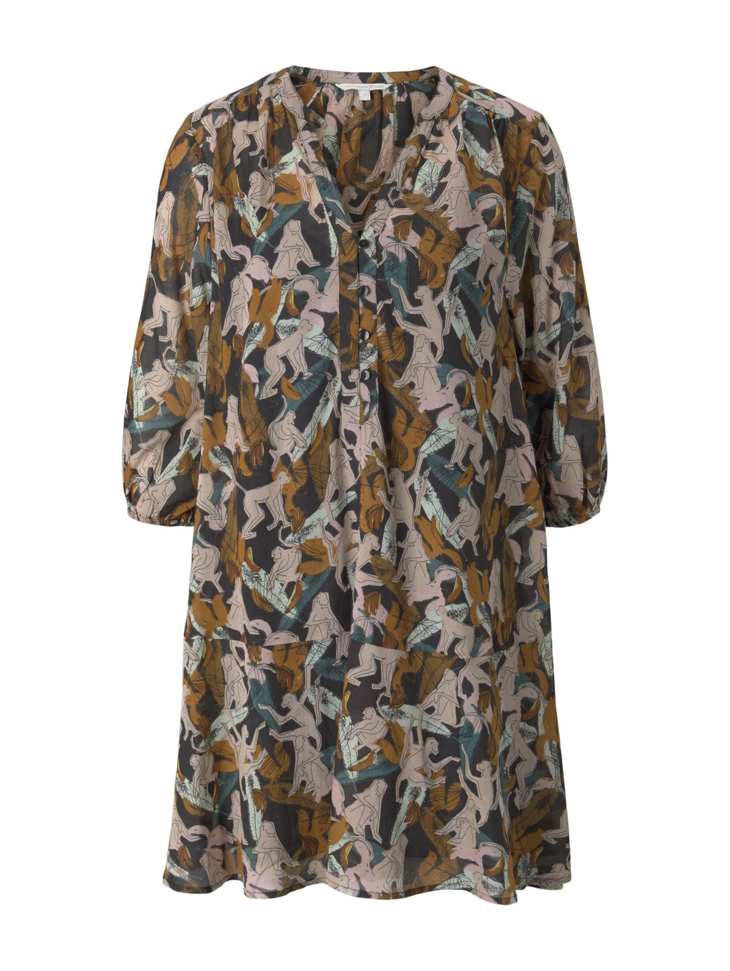 Abito camicia di TOM TAILOR DENIM in marrone: frontale