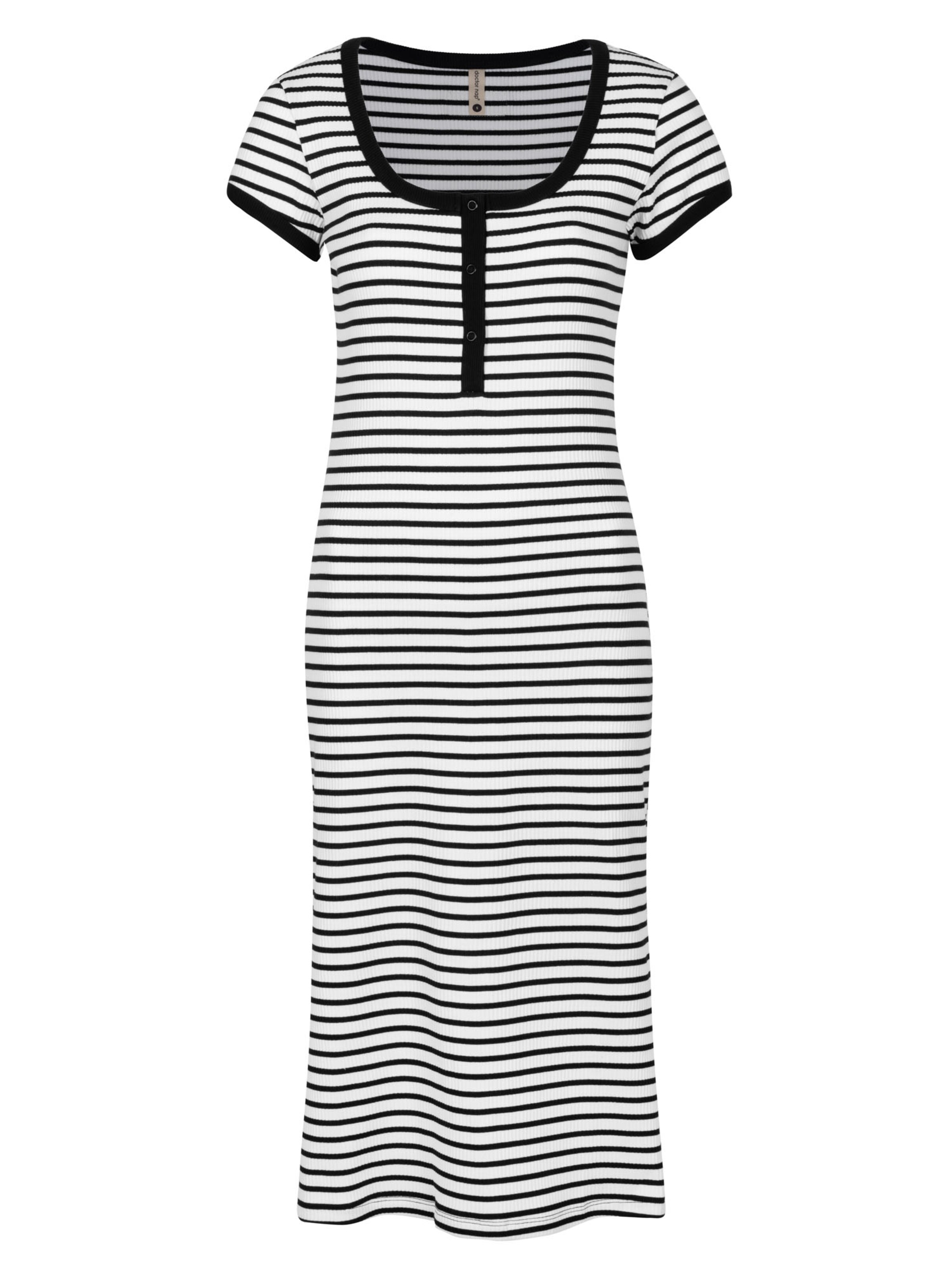 Doctor nap Nightgown in Black: front