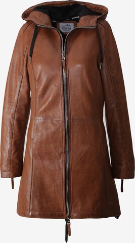 Miracle of Denim Between-Season Jacket in Brown: front