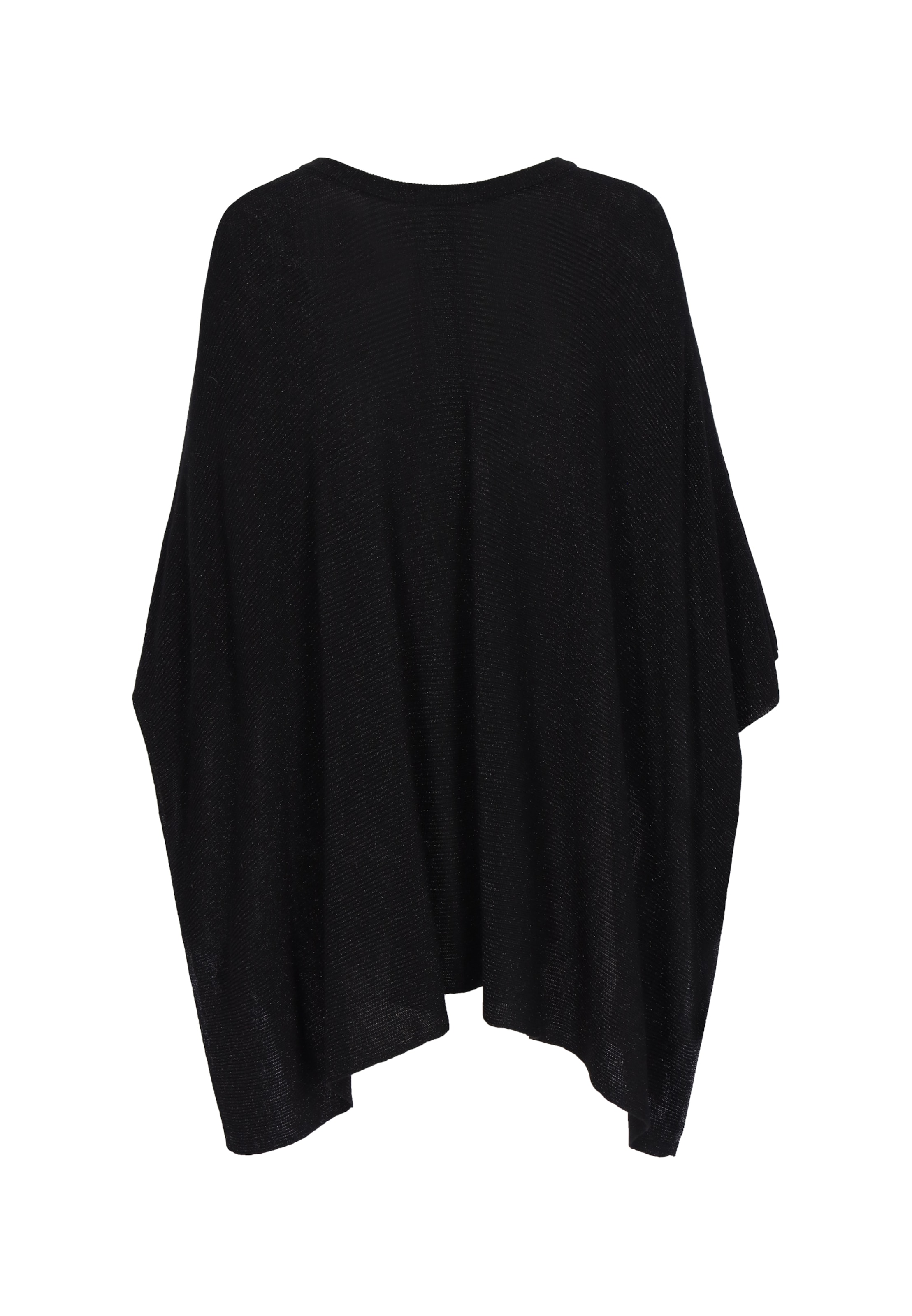 usha WHITE LABEL Cape 'Minimalistic' in Zwart